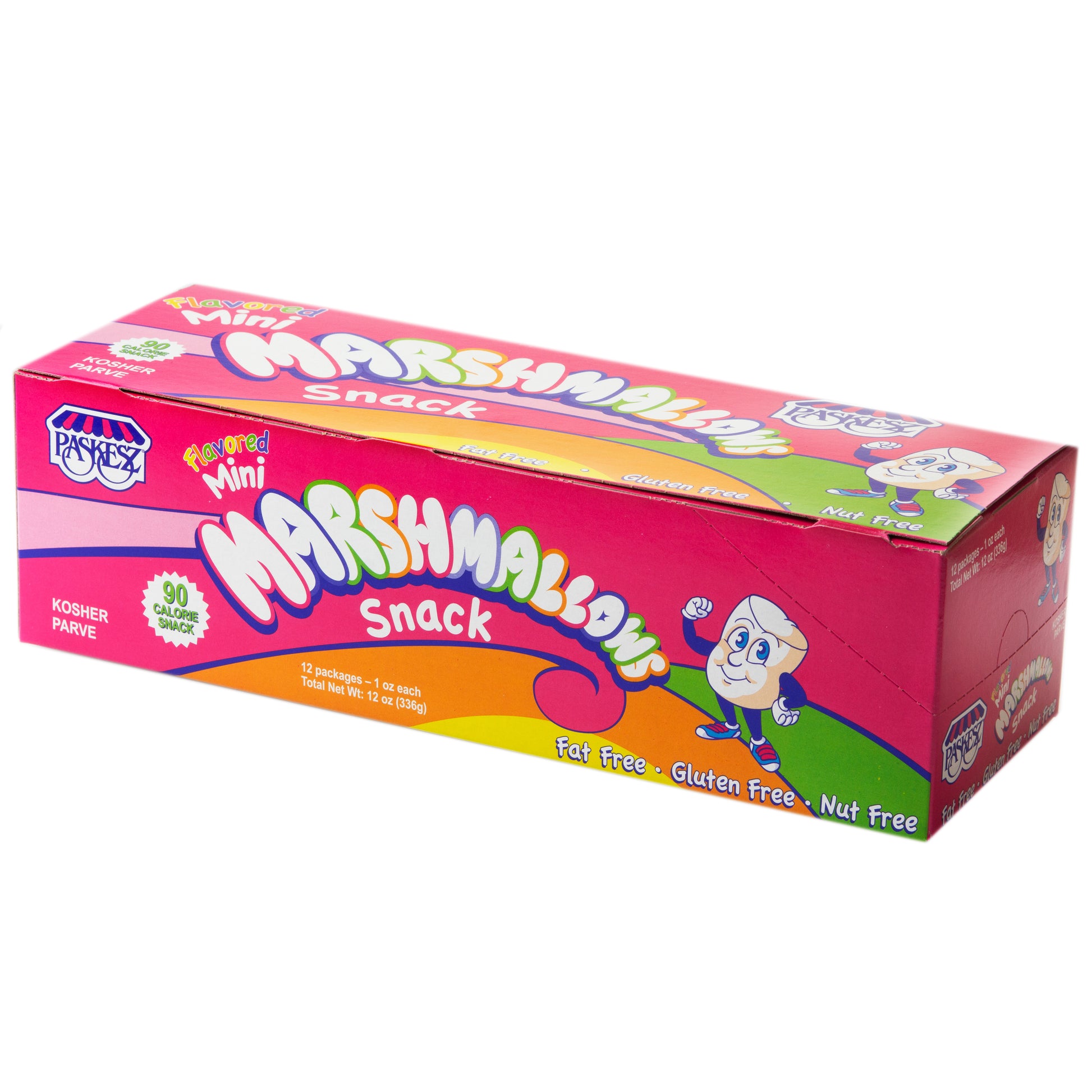 Mini Fruit Flavored Marshmallow Packs - 12 CT Box