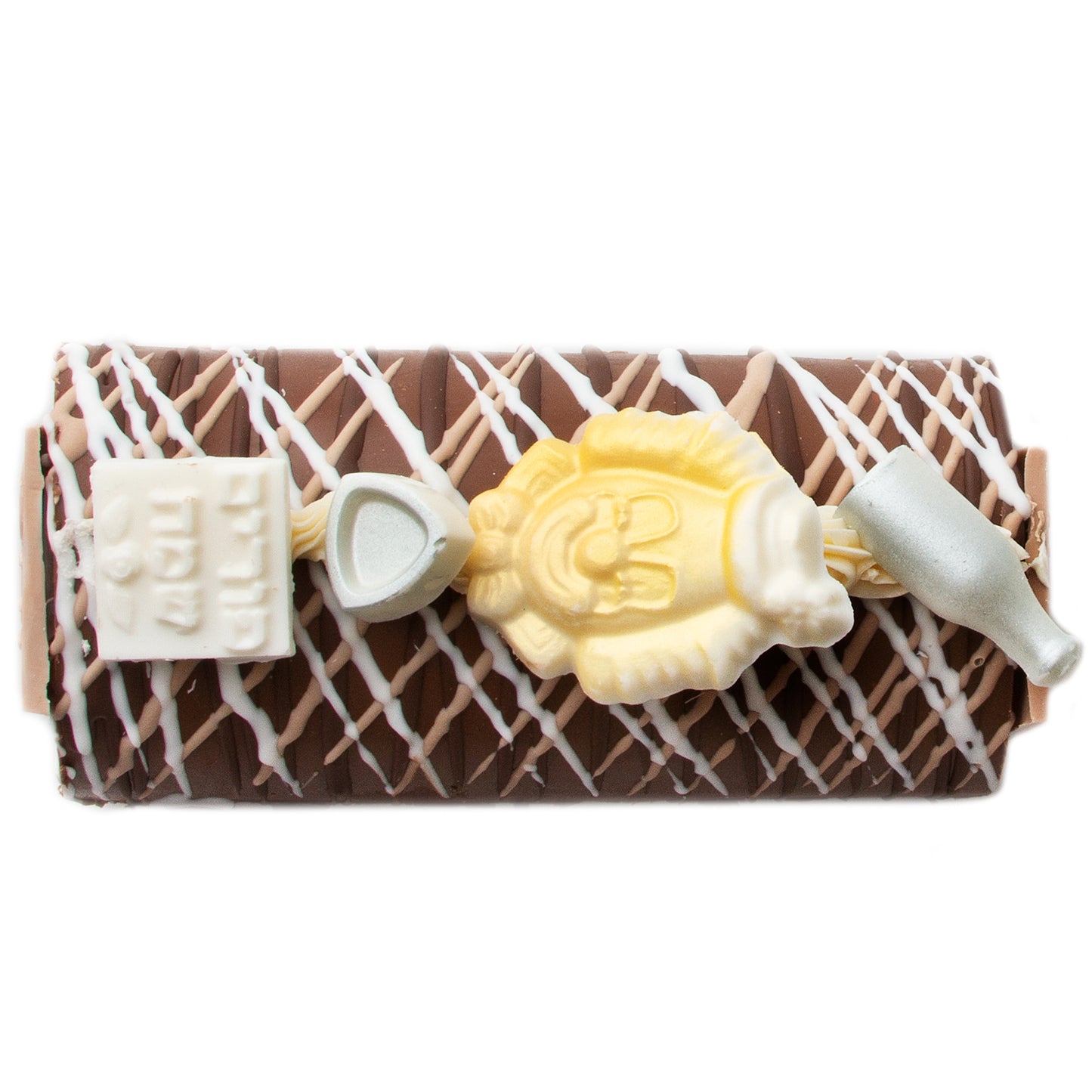 Hand-Crafted Decorative Purim Truffle Chocolate Log