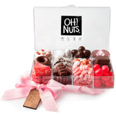 Baby Girl Clearly Chic Lucite Sectional Gift Basket