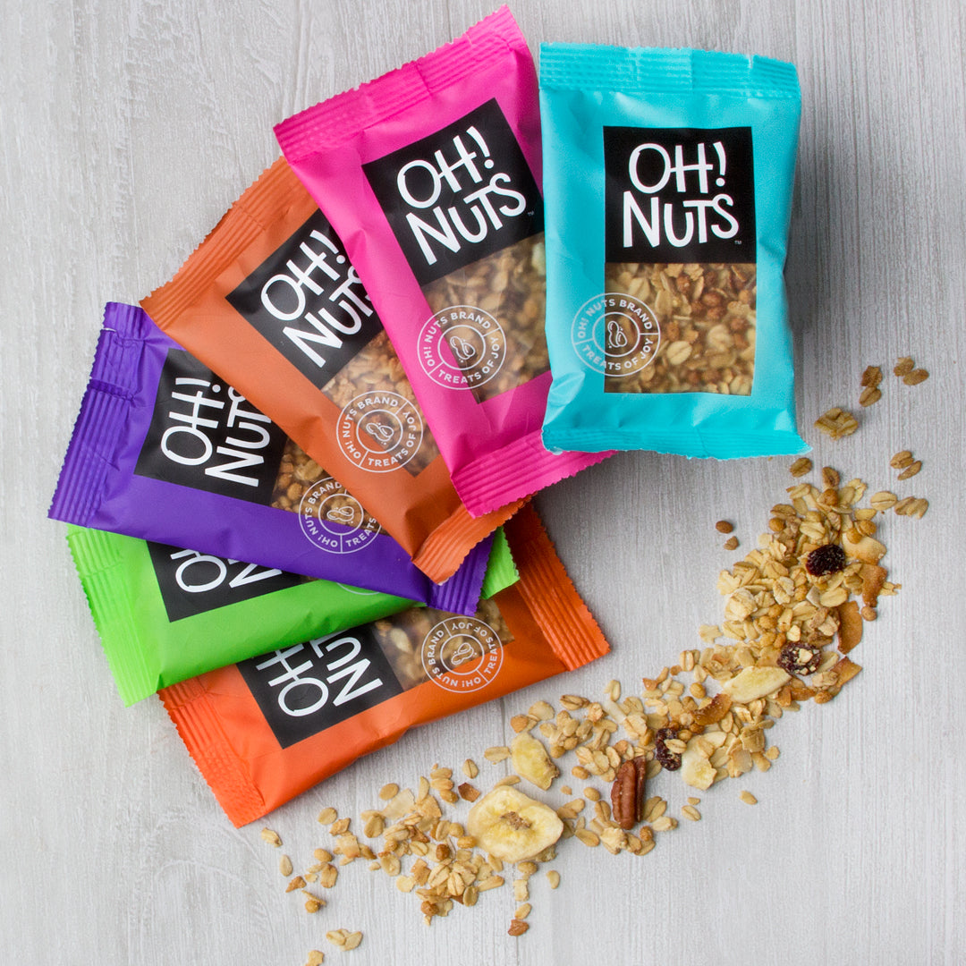 Oh! Nuts Granola Single Serve Snack Packs - 12ct Box