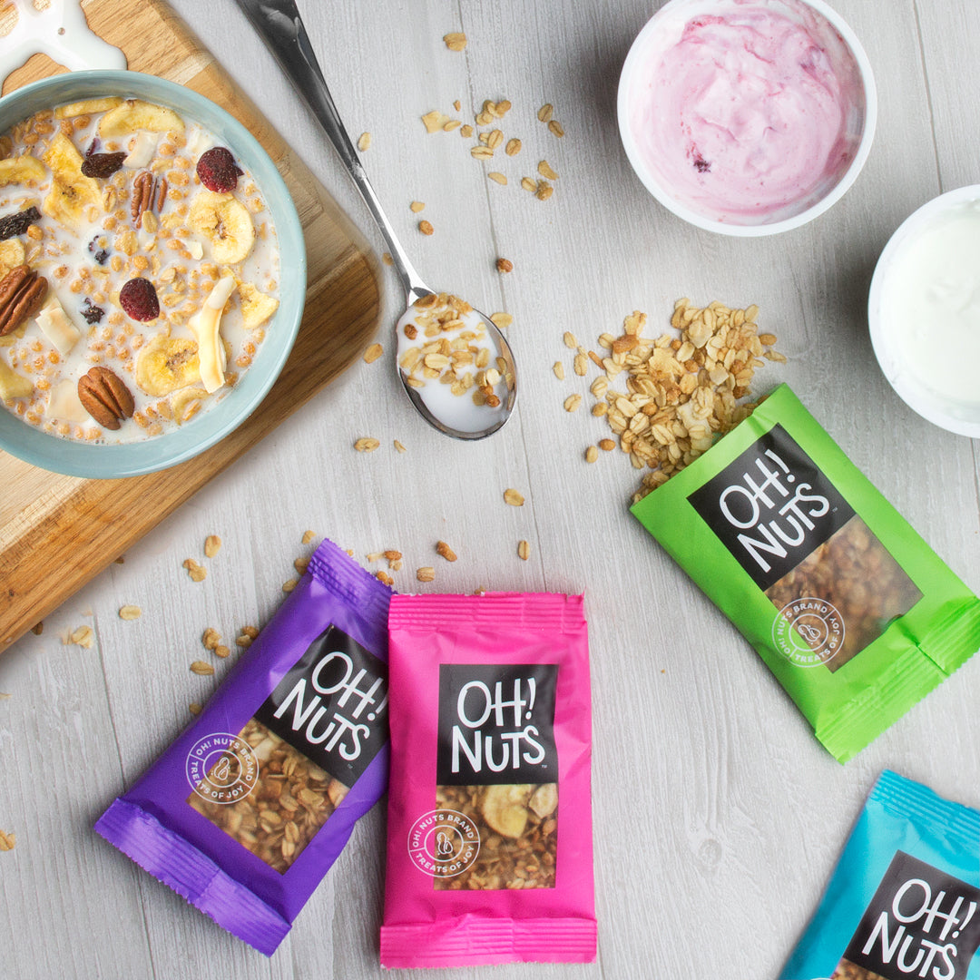 Oh! Nuts Granola Single Serve Snack Packs - 12ct Box
