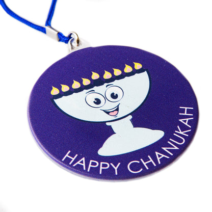 Hanukkah Light Up Pendent Necklace