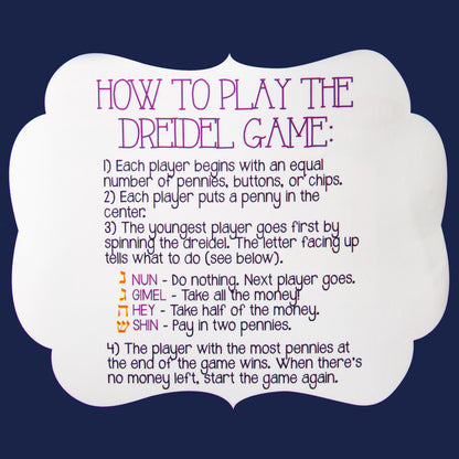 Hanukkah Dreidel Game