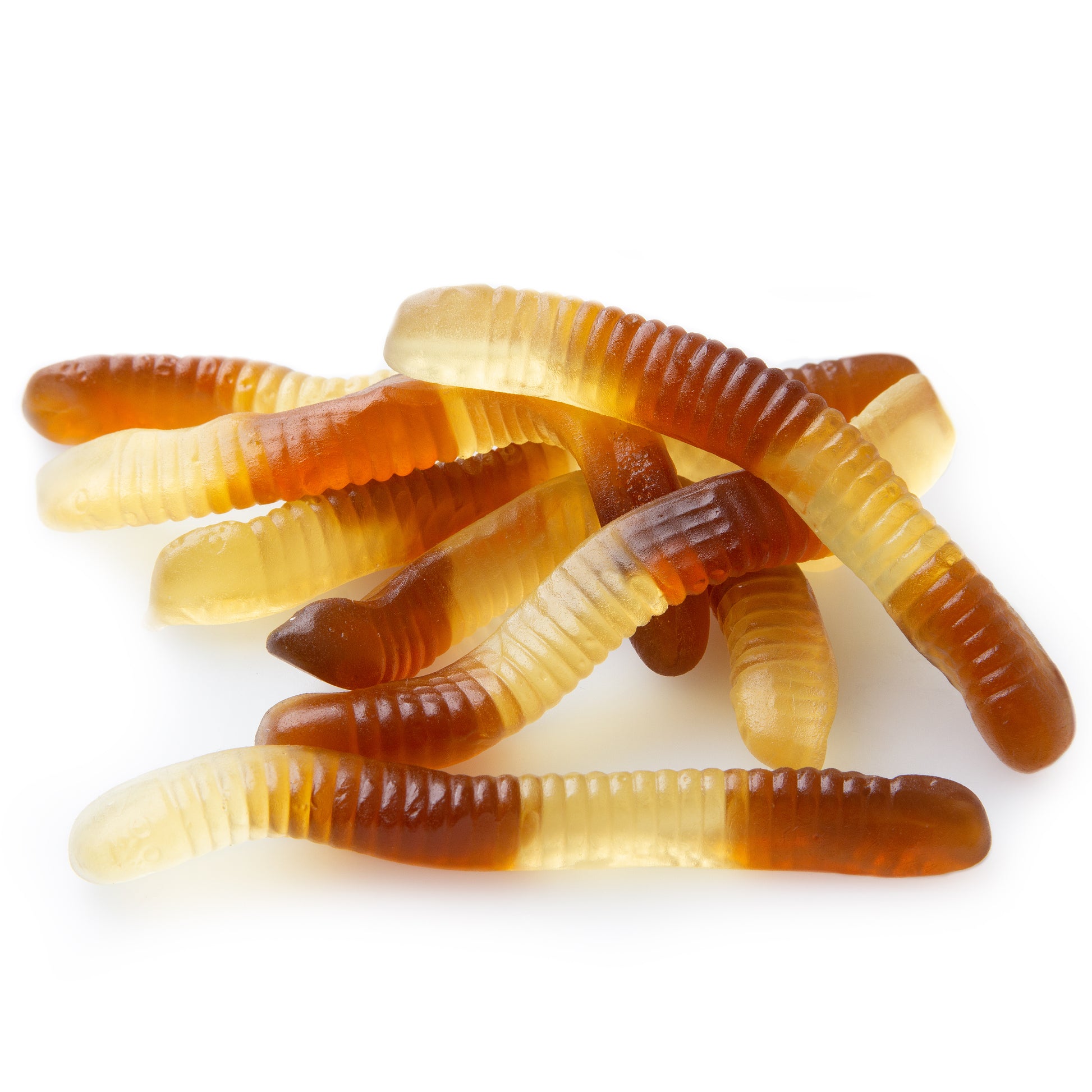 Cola Flavor Gummy Worms