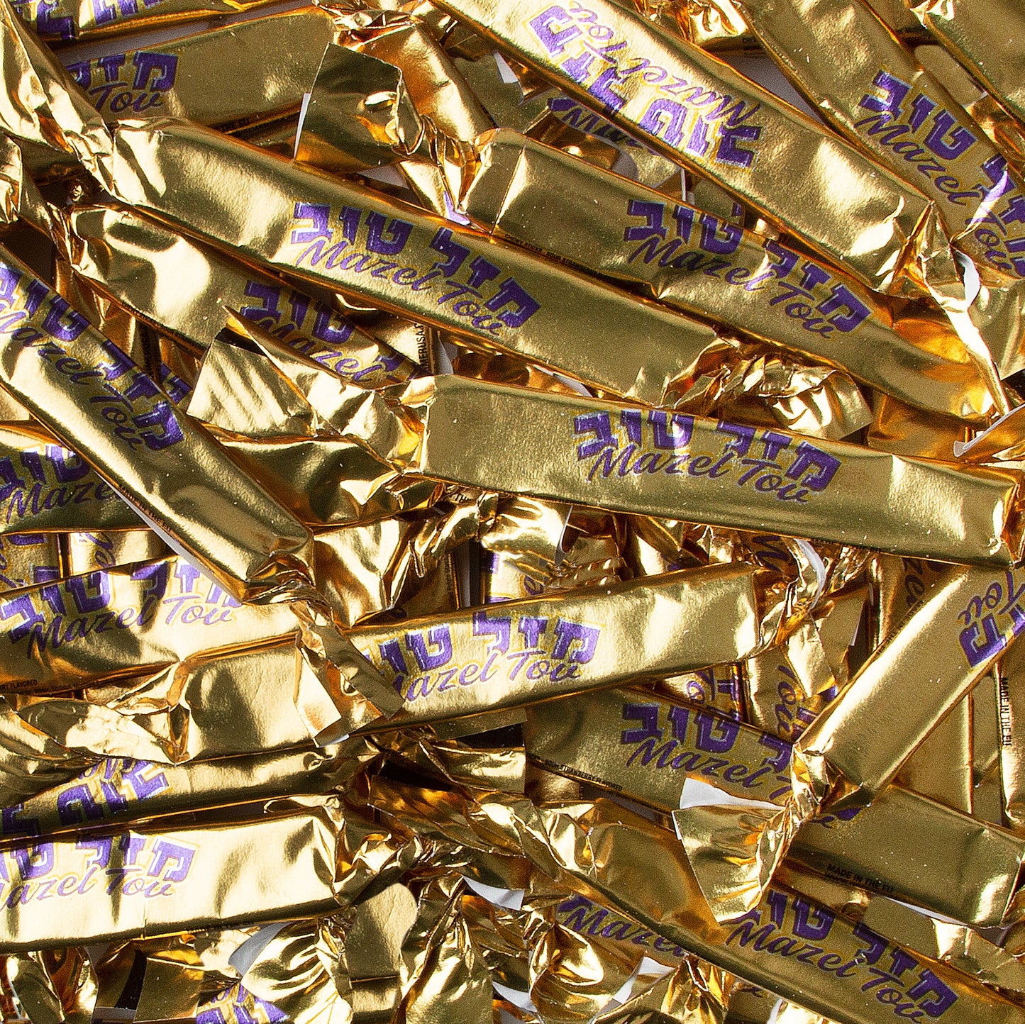 Gold Mazal Tov Chewy Sticks Taffy - Sour Strawberry