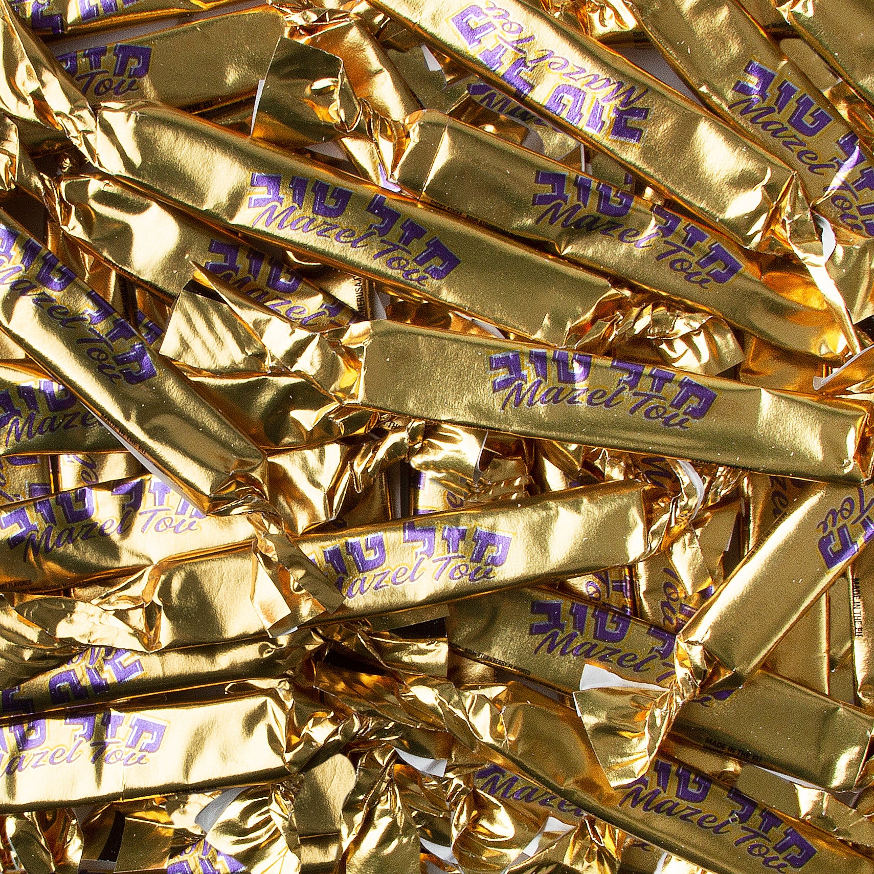 Gold Mazal Tov Chewy Sticks Taffy - Sour Strawberry