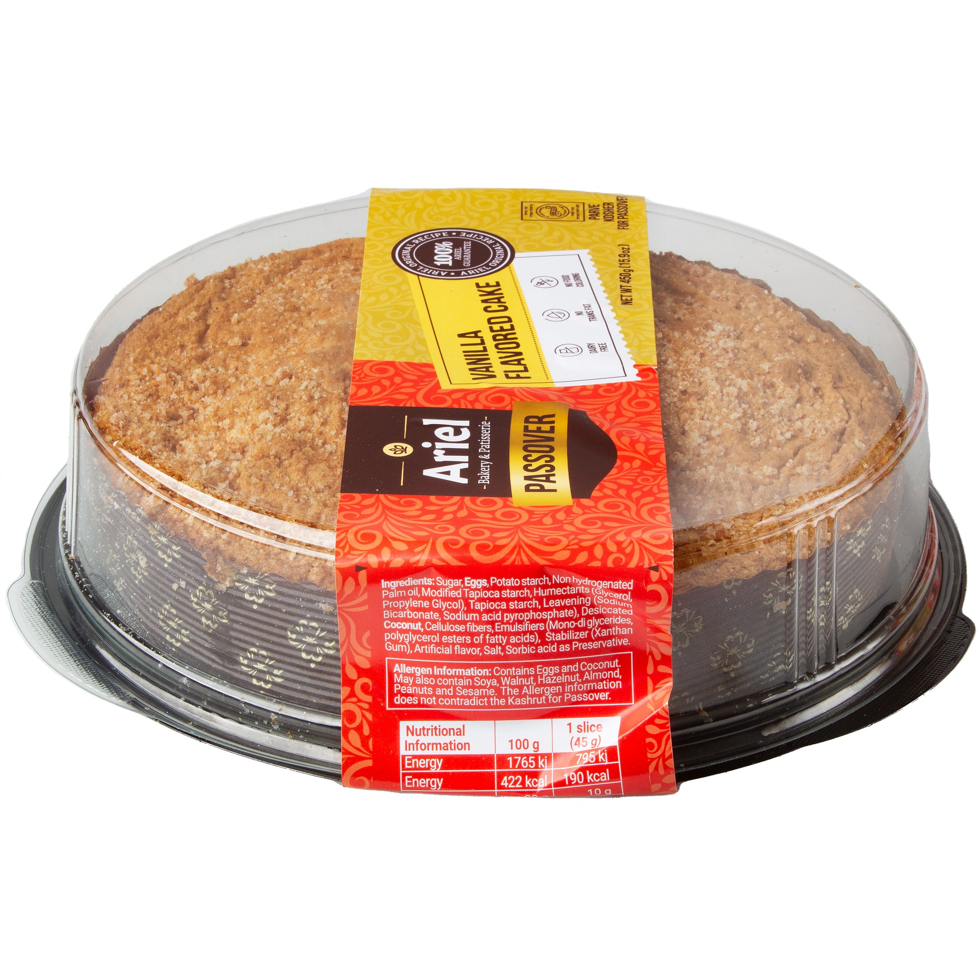 Passover Vanilla Flavored Cake - 15.9oz