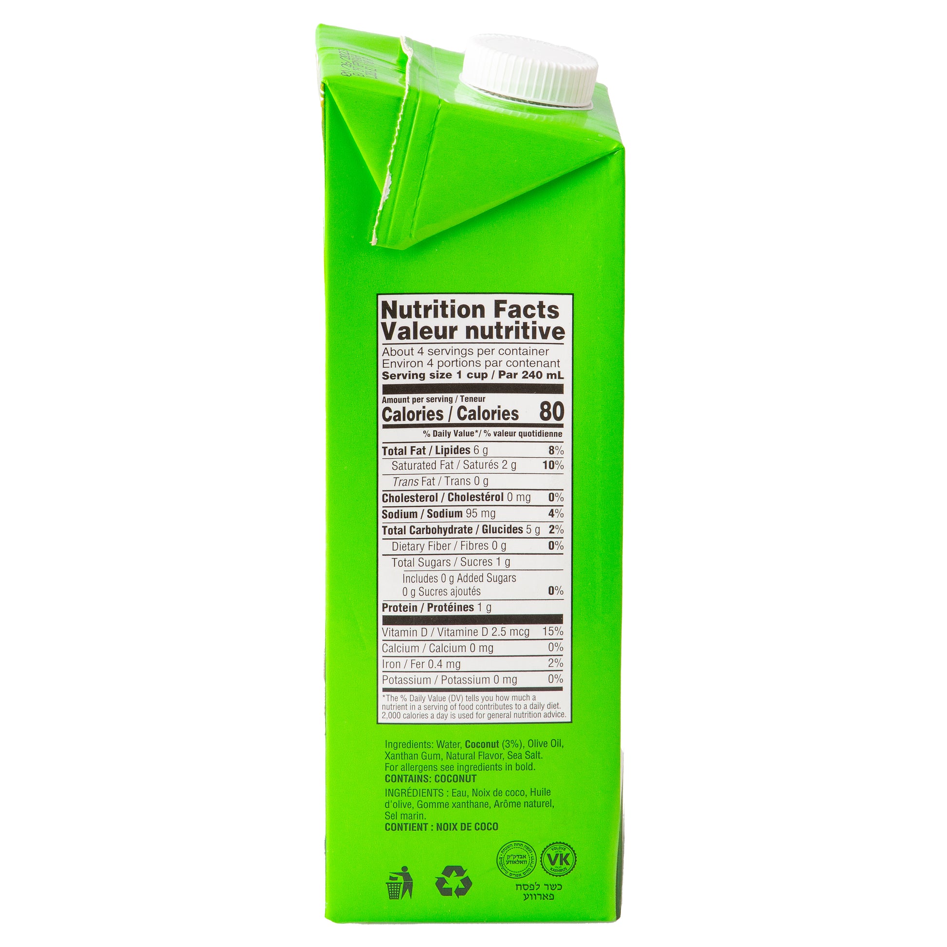 Passover Unsweetened Coconut Milk - 33.8FL Oz