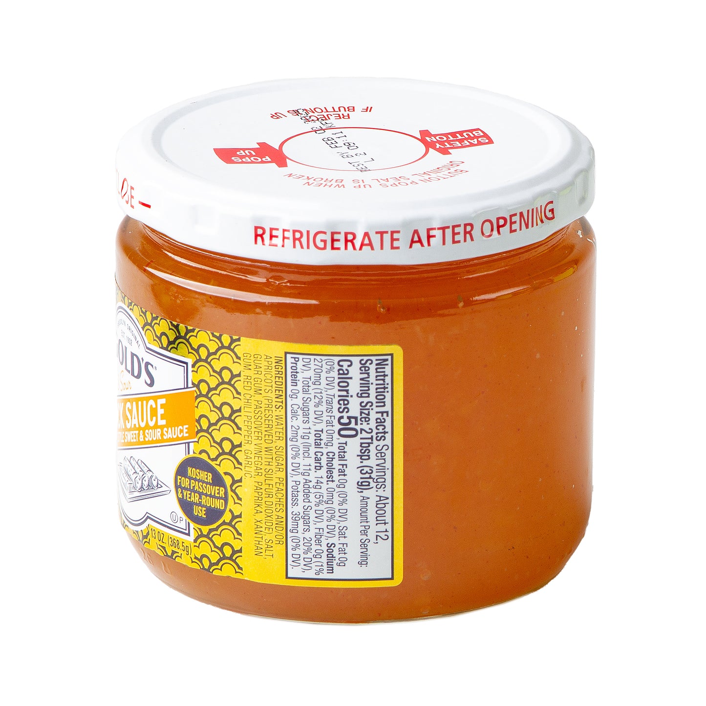 Passover Duck Sauce - 13oz Jar
