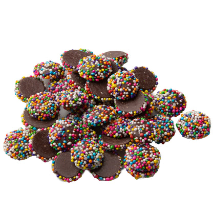 Mini Rainbow Dark Chocolate Nonpareils