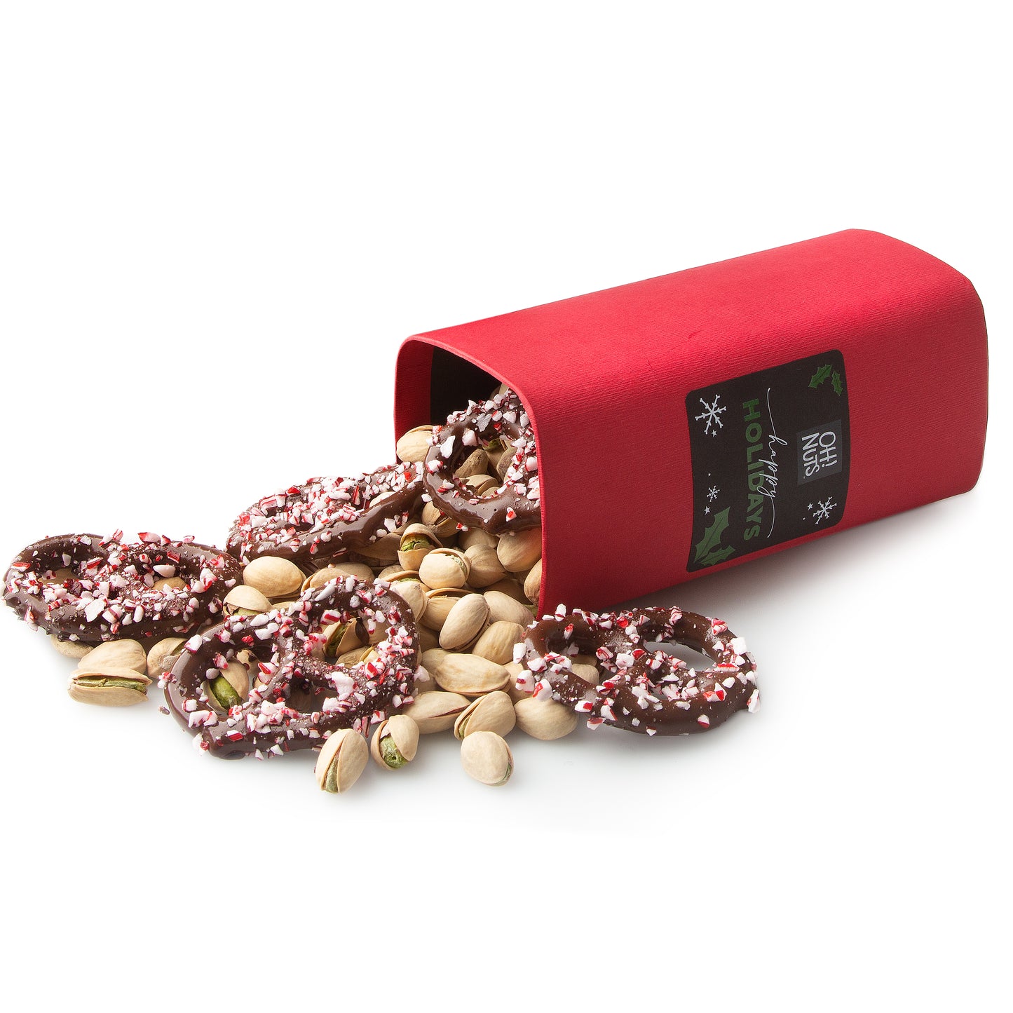 Holiday Nuts & Pretzels Gift Box