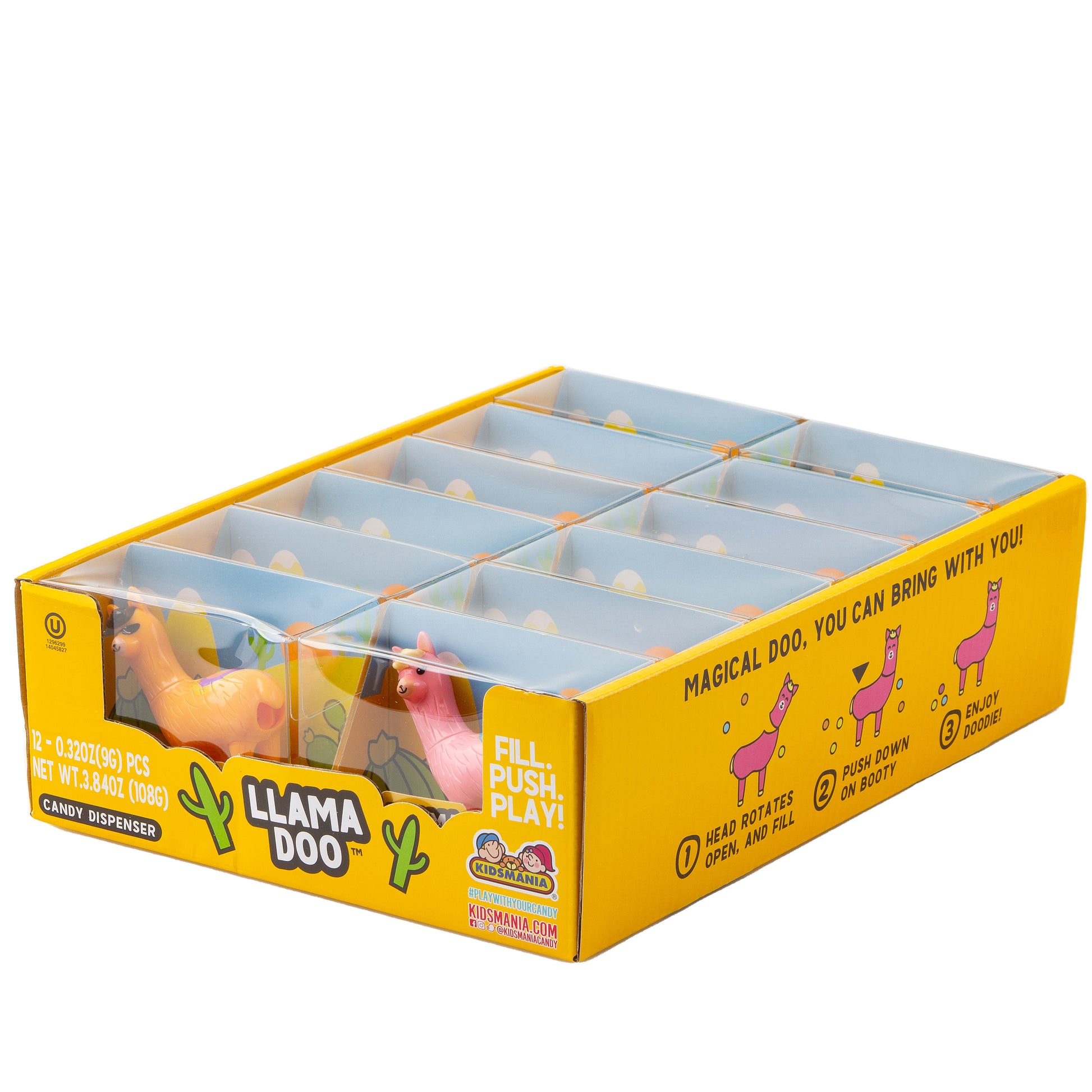 Lama Doo Candy Dispenser - 12CT Box