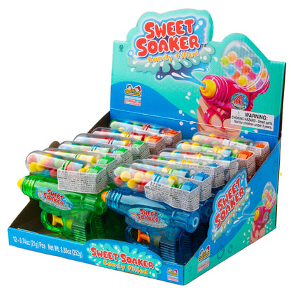 Sweet Soaker Candy Filled Water Gun - 12CT Box
