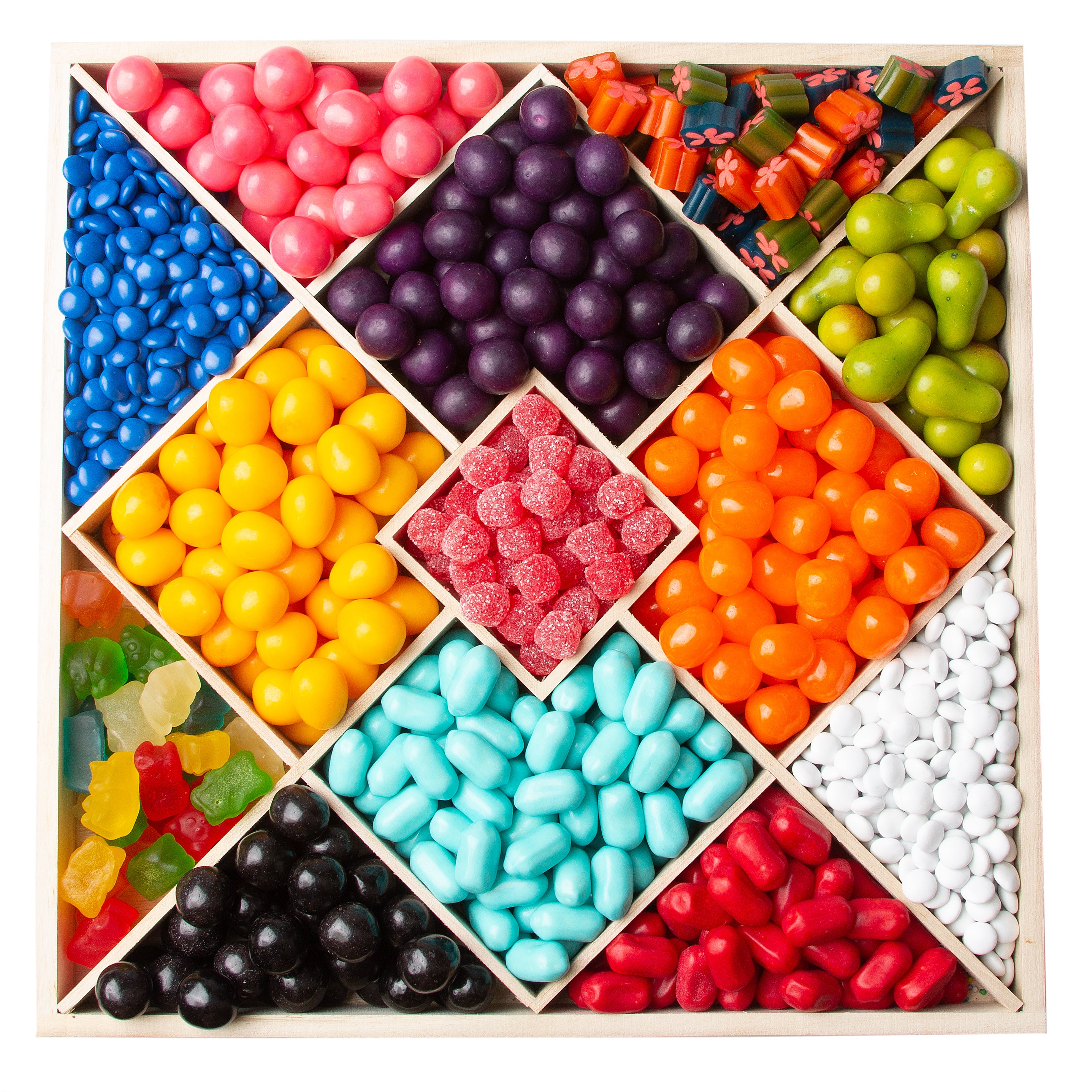Candy Wood 13 Section Tray – Oh! Nuts