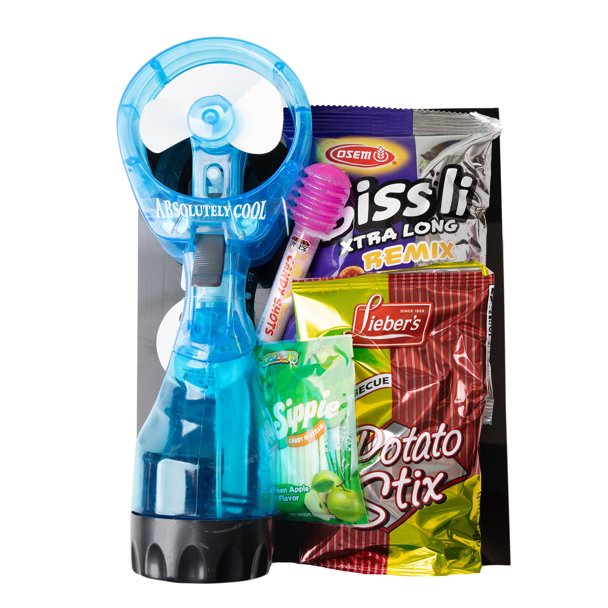 Camp Champ Water Fan Bottle Kids Gift Basket