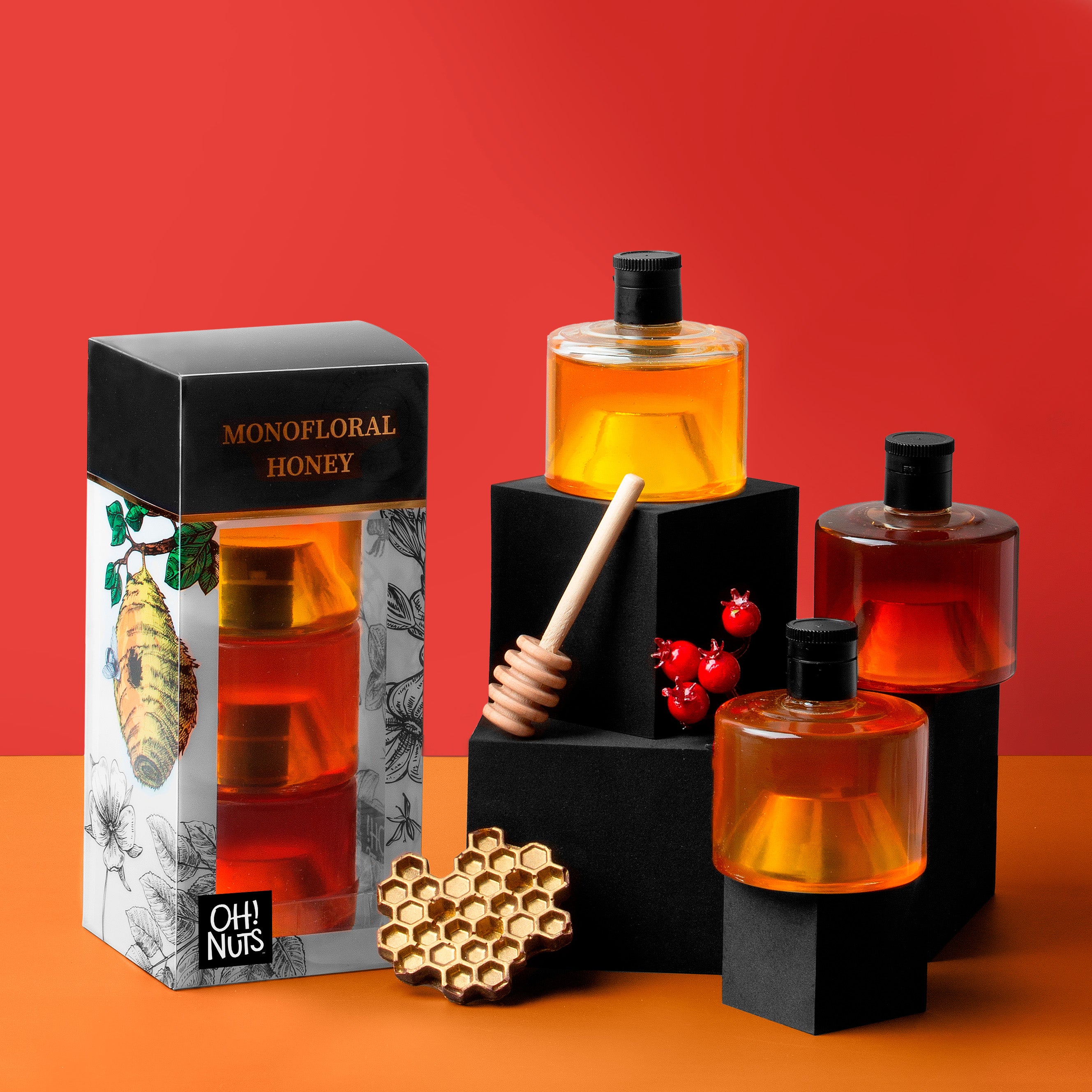 Rosh Hashanah Monofloral Honey Trio Gift Box – Oh! Nuts