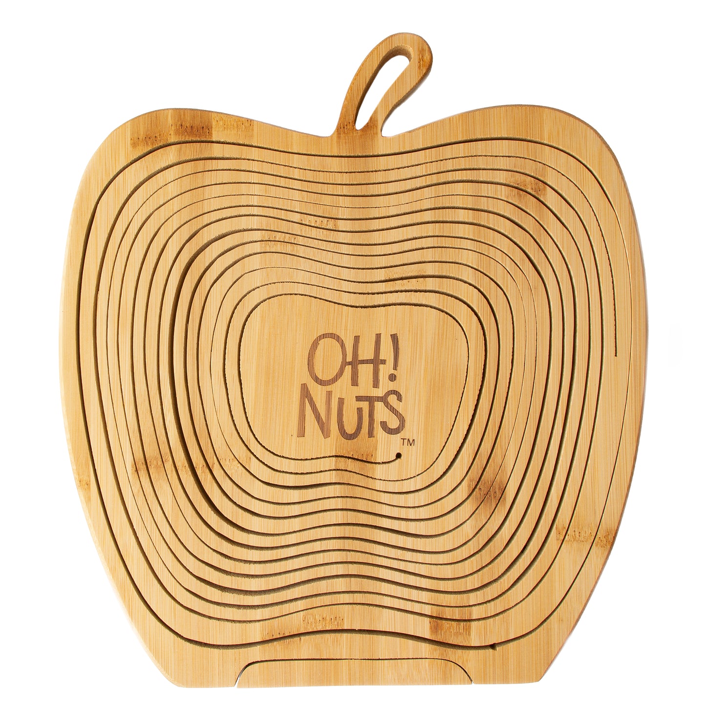 Tu B'Shvat Fresh Dried Fruit Wooden Collapsible Bowl