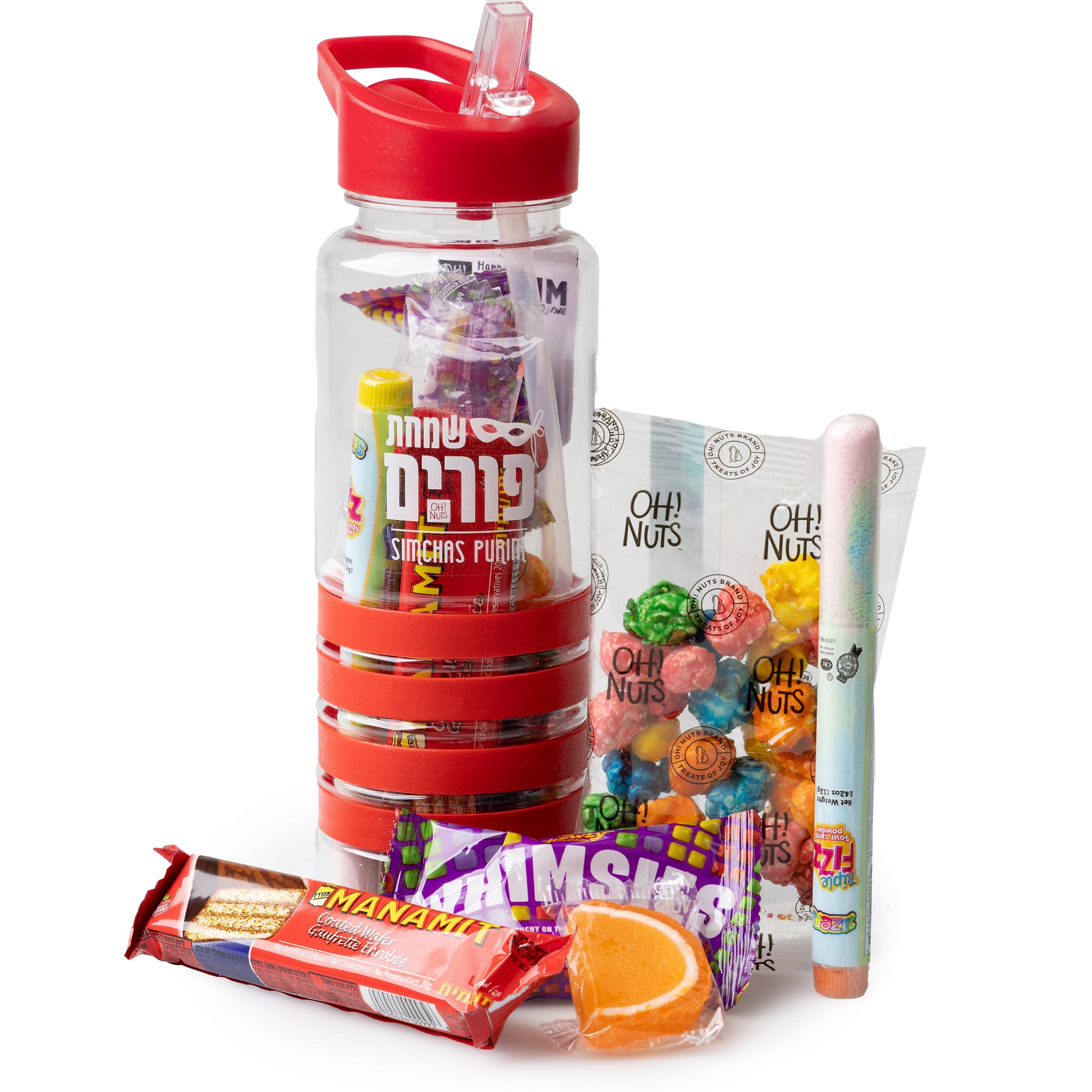 Purim Kids Water Bottle Gift Mishloach Manos