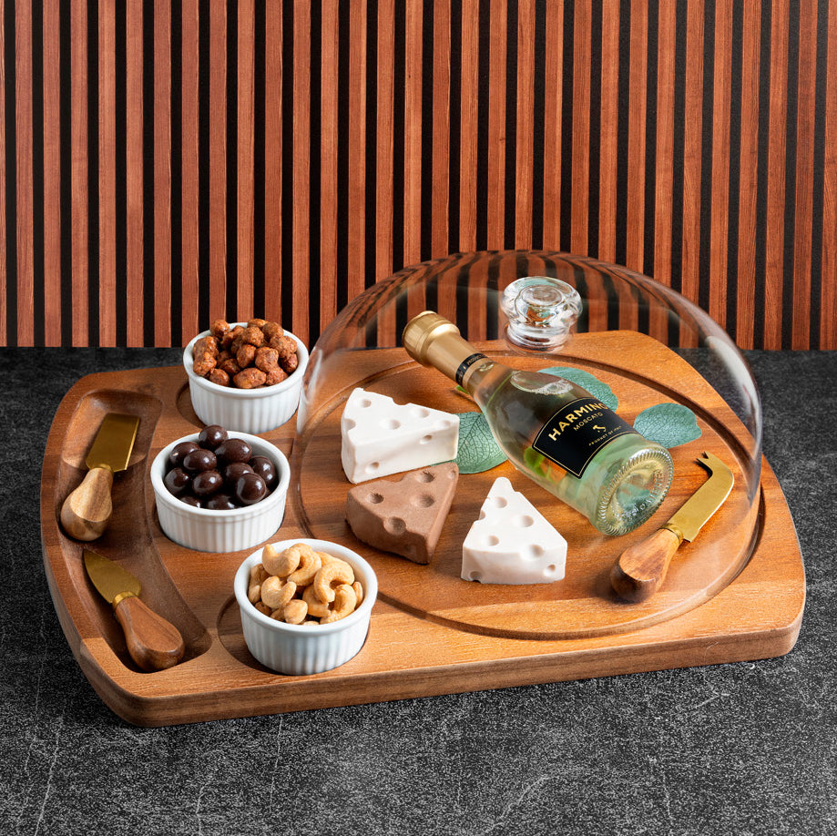 Purim Chocoalte Cheese Platter Gift Basket Mishloach Manos