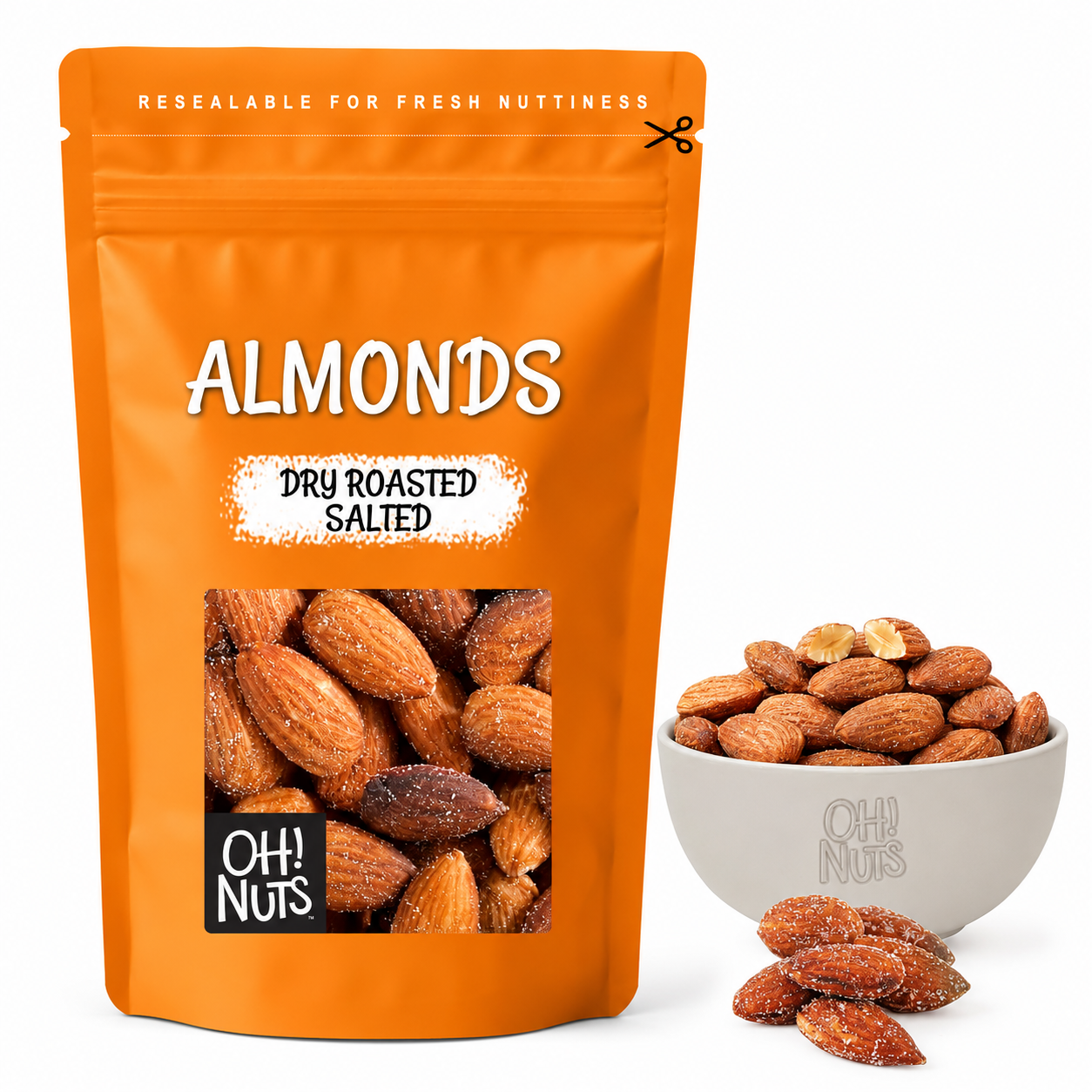 Dry Roasted Salted Almonds