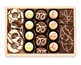 Shavuos Dairy Chocolate Wood Gift Tray