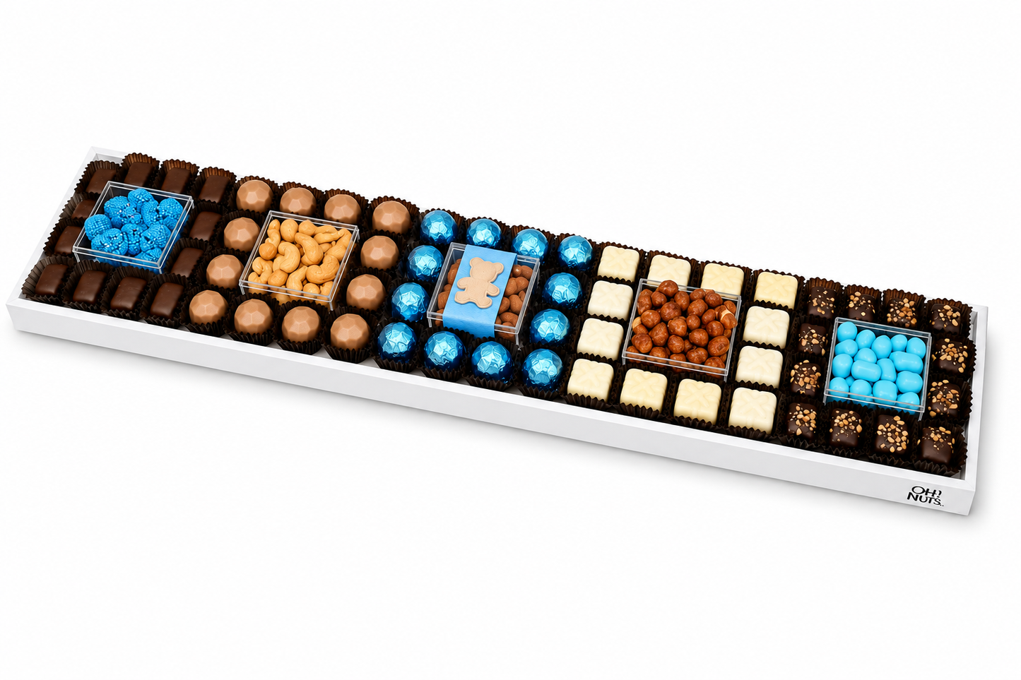 Baby Boy Table Runner Gift Basket (2 Ft)