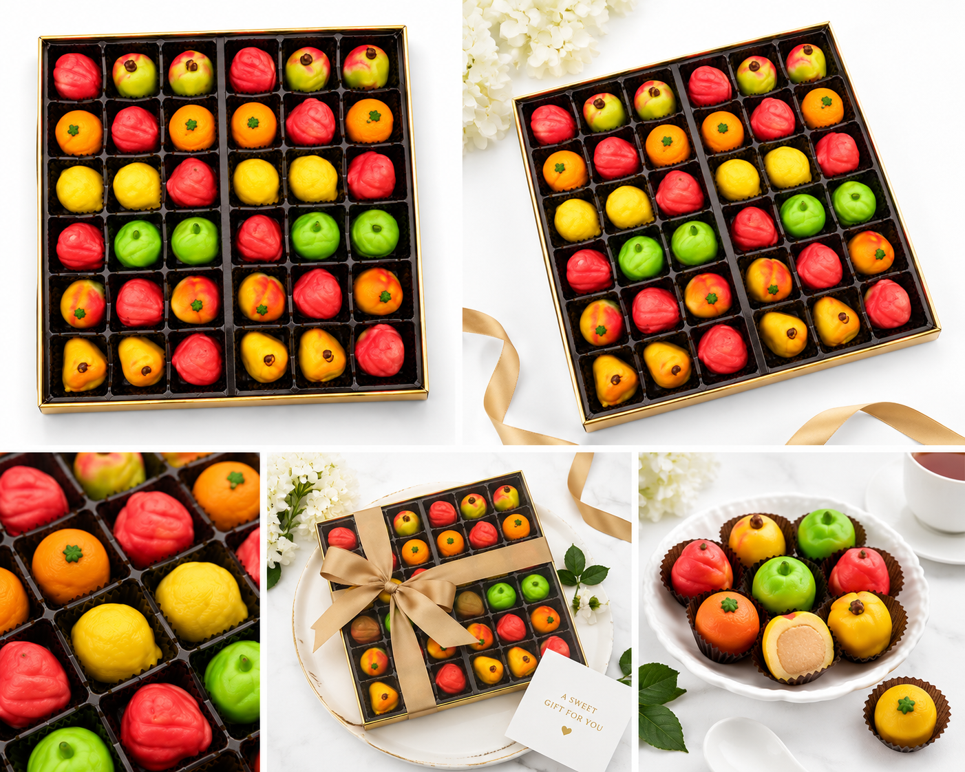 Fruit Basket Marzipan -36 Pcs