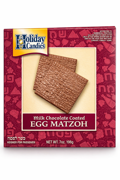 Holiday Milk Chocolate Egg Matzos