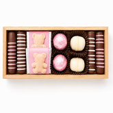 Baby Girl 8" Wood Gift Tray