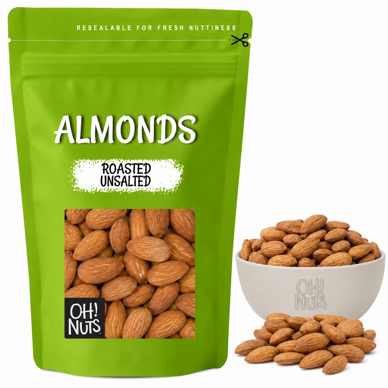 Roasted Unsalted Almonds