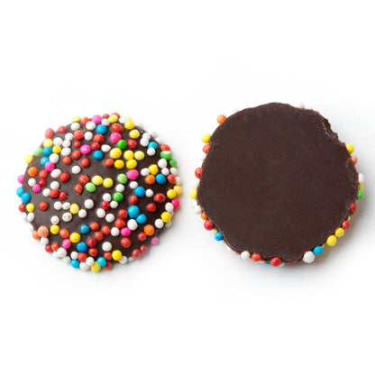 Rainbow Dark Chocolate Nonpareils