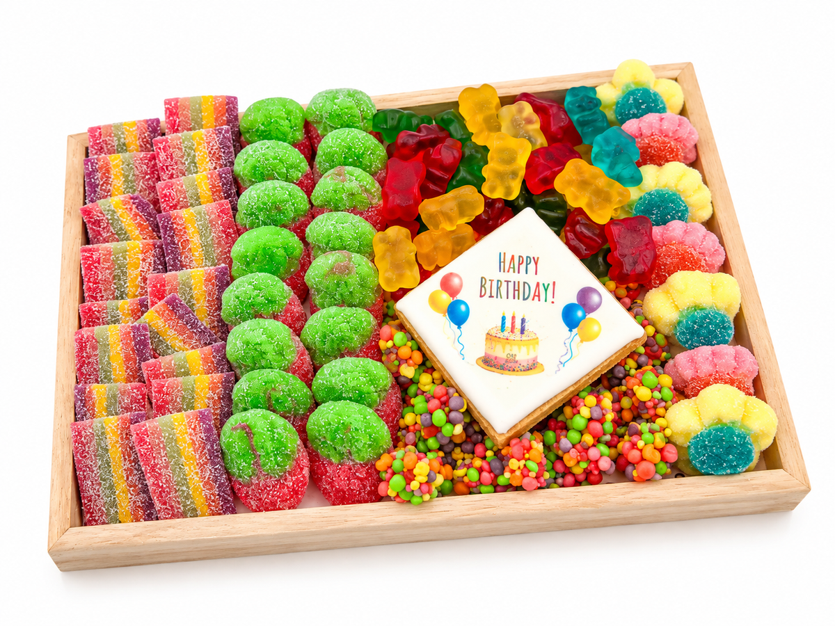 Happy Birthday Candy Gift Tray