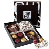 Square One - 4 Section Purim Hamantaschen & Truffles Gift Box