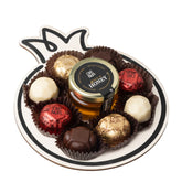 Rosh Hashanah Pomegranate Board Gift Basket