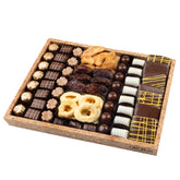 Rosh Hashanah Gourmet Signature Cork Chocolate Tray - Large 14"