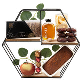 Rosh Hashanah Hexagon Display Shelf Gift Basket
