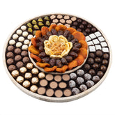 Rosh Hashanah Chocolatier's Round 18" Gift Basket