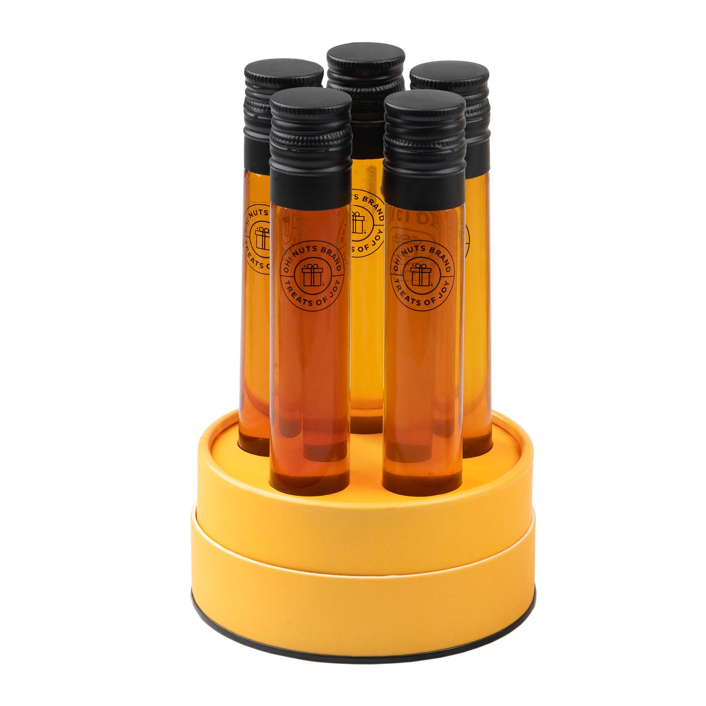 Rosh Hashanah Honey Tubes Circle Gift Box