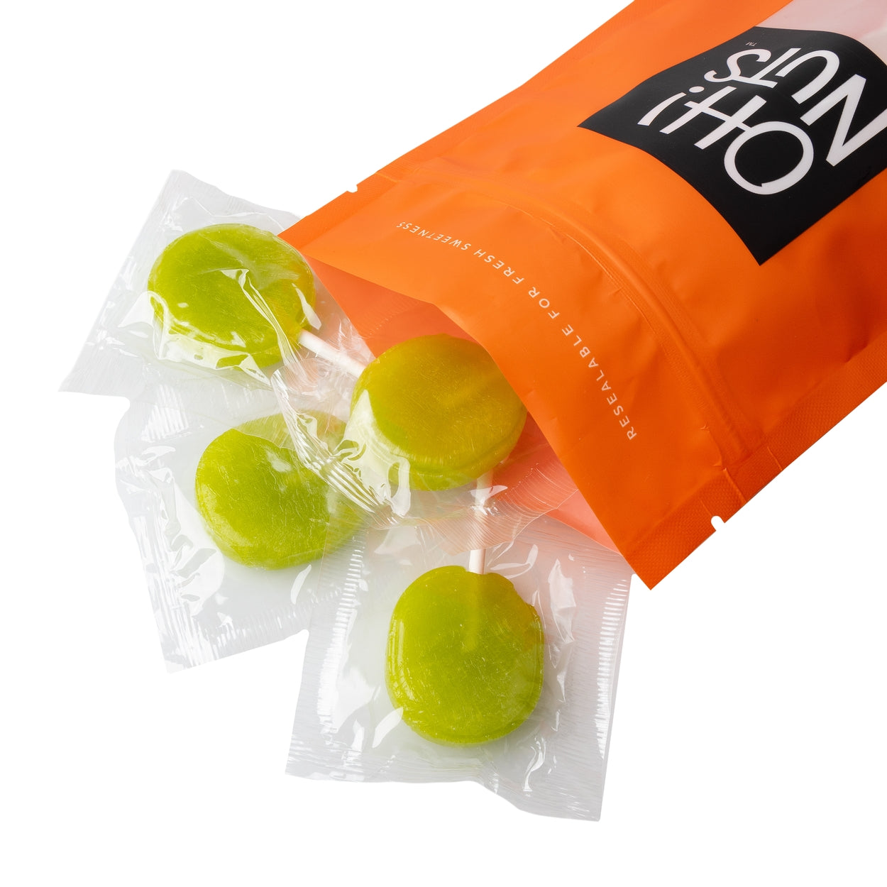 Green Lollipops - Green Apple – Oh! Nuts