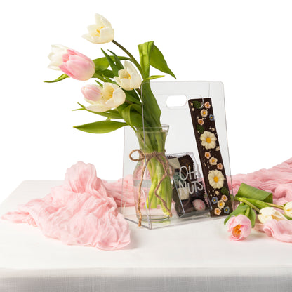 Dairy Acrylic Fresh Flowers Bag