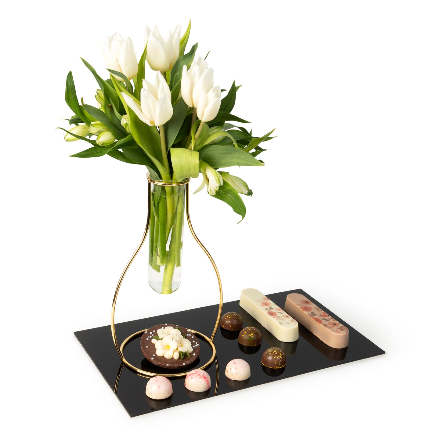 Shavuos Milk Chocolate Floral Gift Tray