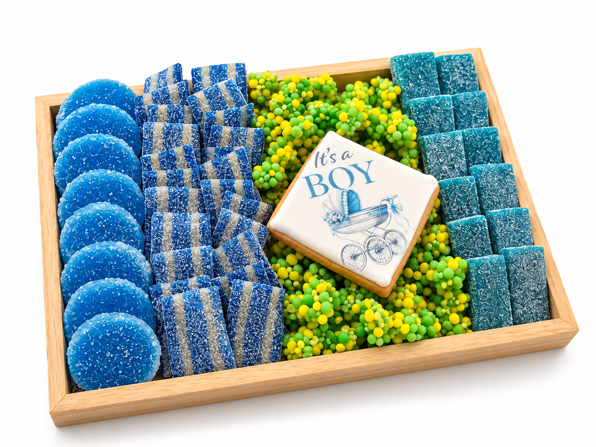 Baby Boy Candy Gift Tray