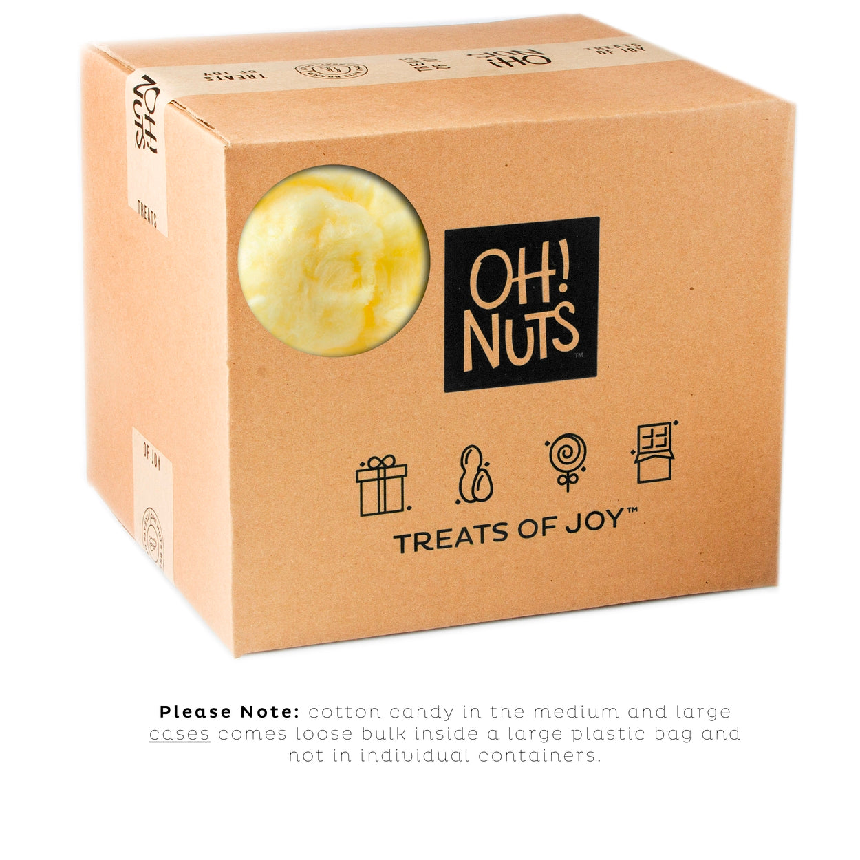 Yellow Cotton Candy - Lemon – Oh! Nuts