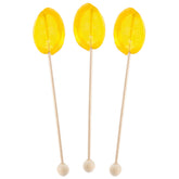 Hand Made Honey & Lemon Spoon Lollipops - 6CT