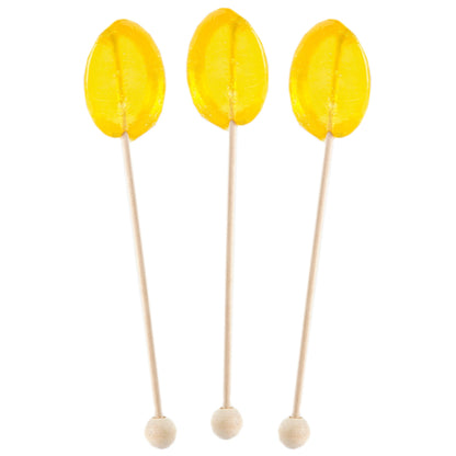 Hand Made Honey & Lemon Spoon Lollipops - 6CT