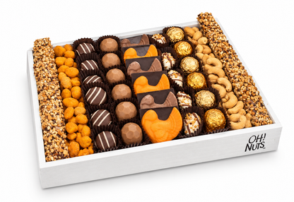 Thanksgiving Chocolate & Nut Gift Tray, 12-Inch