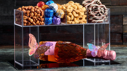 Lucite Treat Display Mishloach Manos Gift Basket