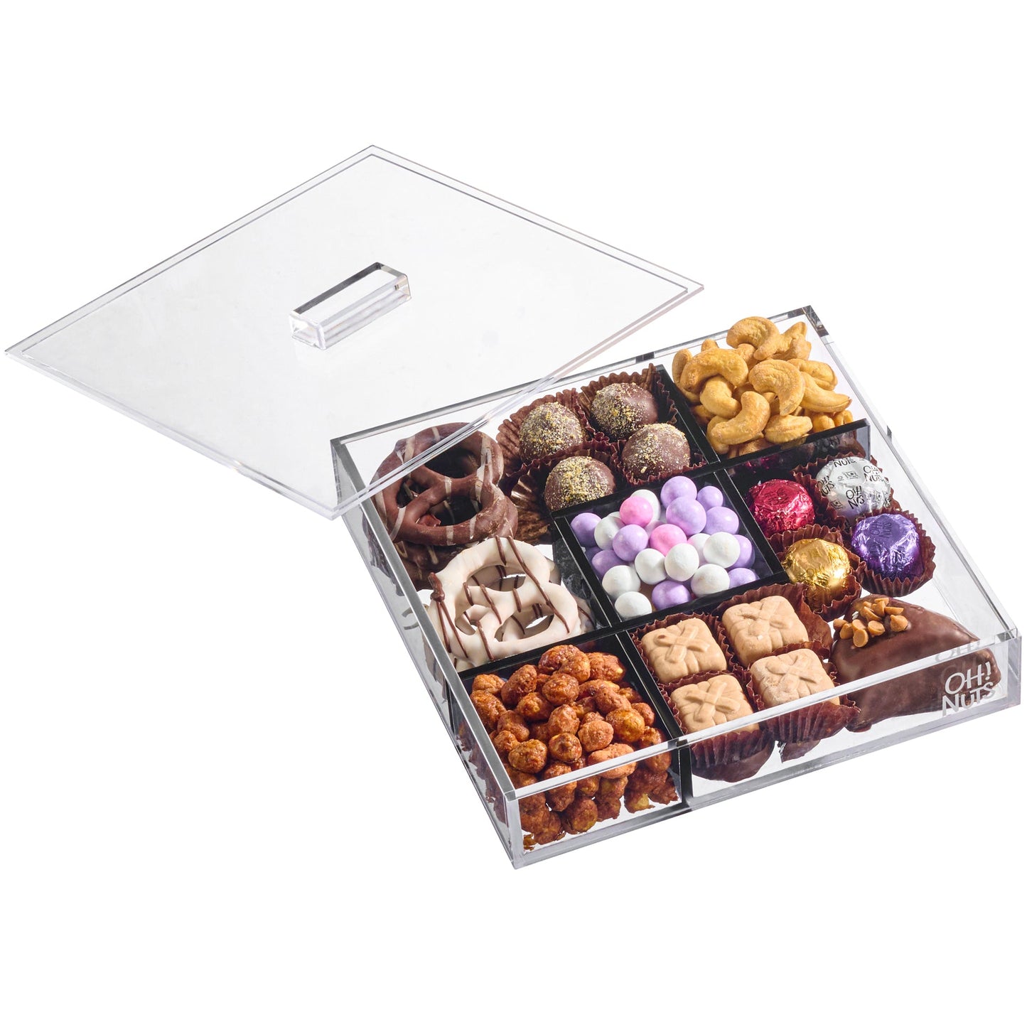 Acrylic Square  Mishloach Manos Gift Tray