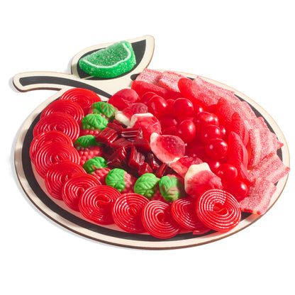 Rosh Hashanah Apple Candy Wood Tray Gift