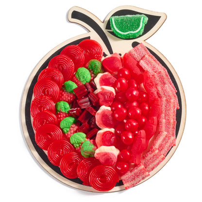 Rosh Hashanah Apple Candy Wood Tray Gift